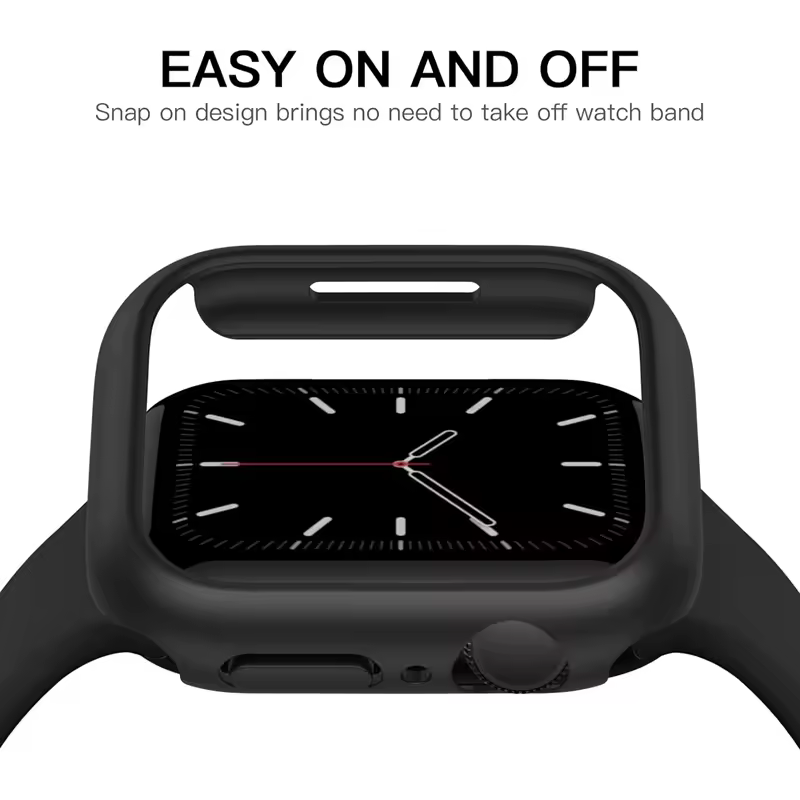 Case for Apple Watch 45mm 41mm 40mm 44mm 42mm 46mm Protective Cover Matte Hard PC Bumper Frame No Glass iWatch 10 SE 9 8 7 6 5 4 - Image 5