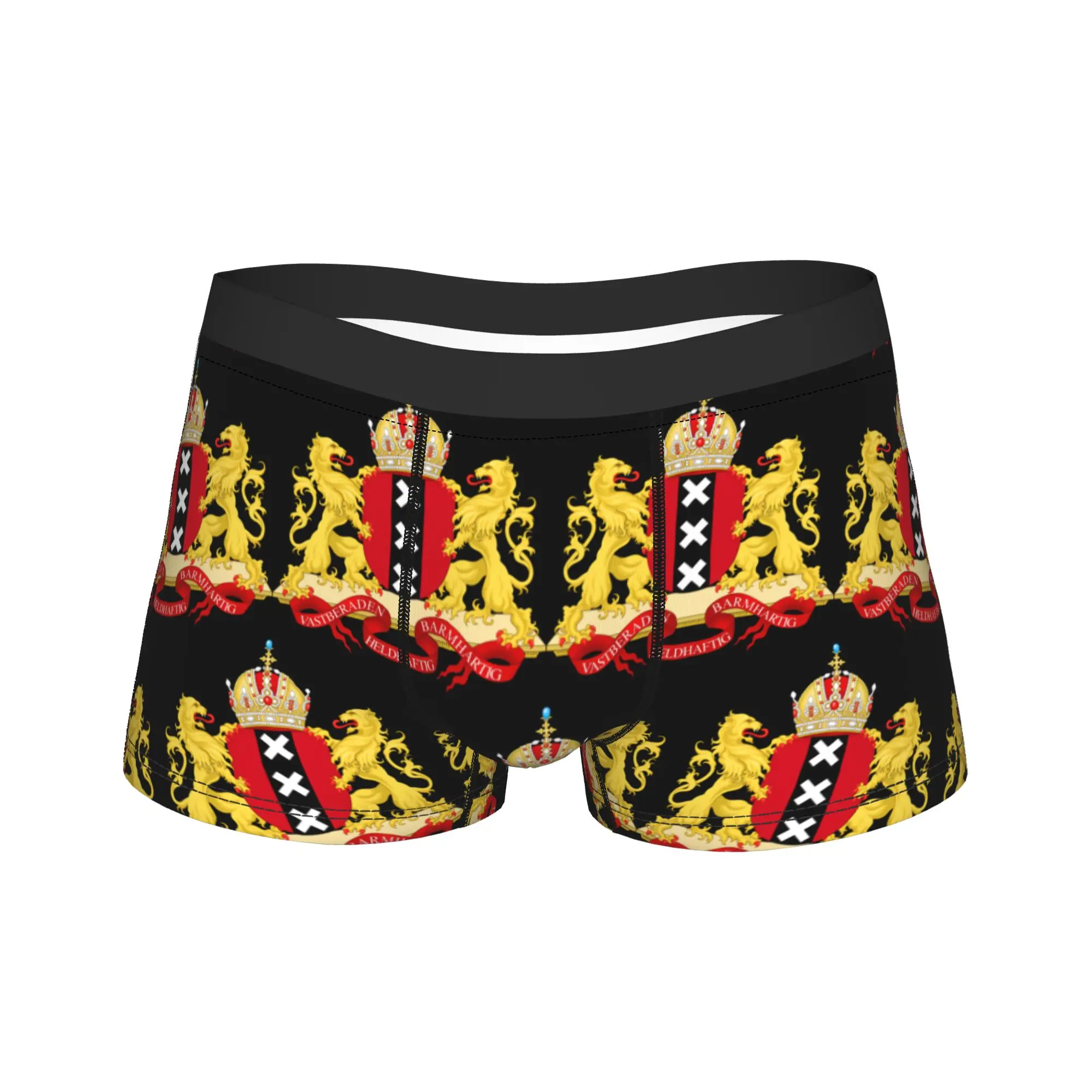 Netherlands Flag Underwear  Design Trunk Trenky Men Panties Breathable Boxer Brief Gift Idea