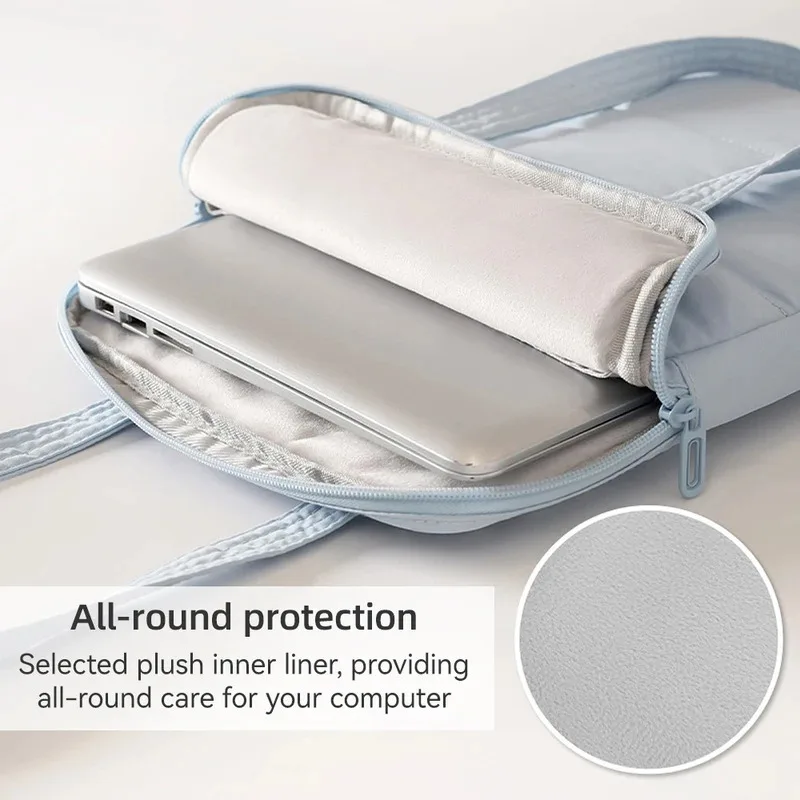حقيبة كتف جديدة للكمبيوتر المحمول متعددة الأغراض حقيبة حمل بسيطة للركاب IPad حقيبة واقية حقيبة يد للسفر التجاري #6
