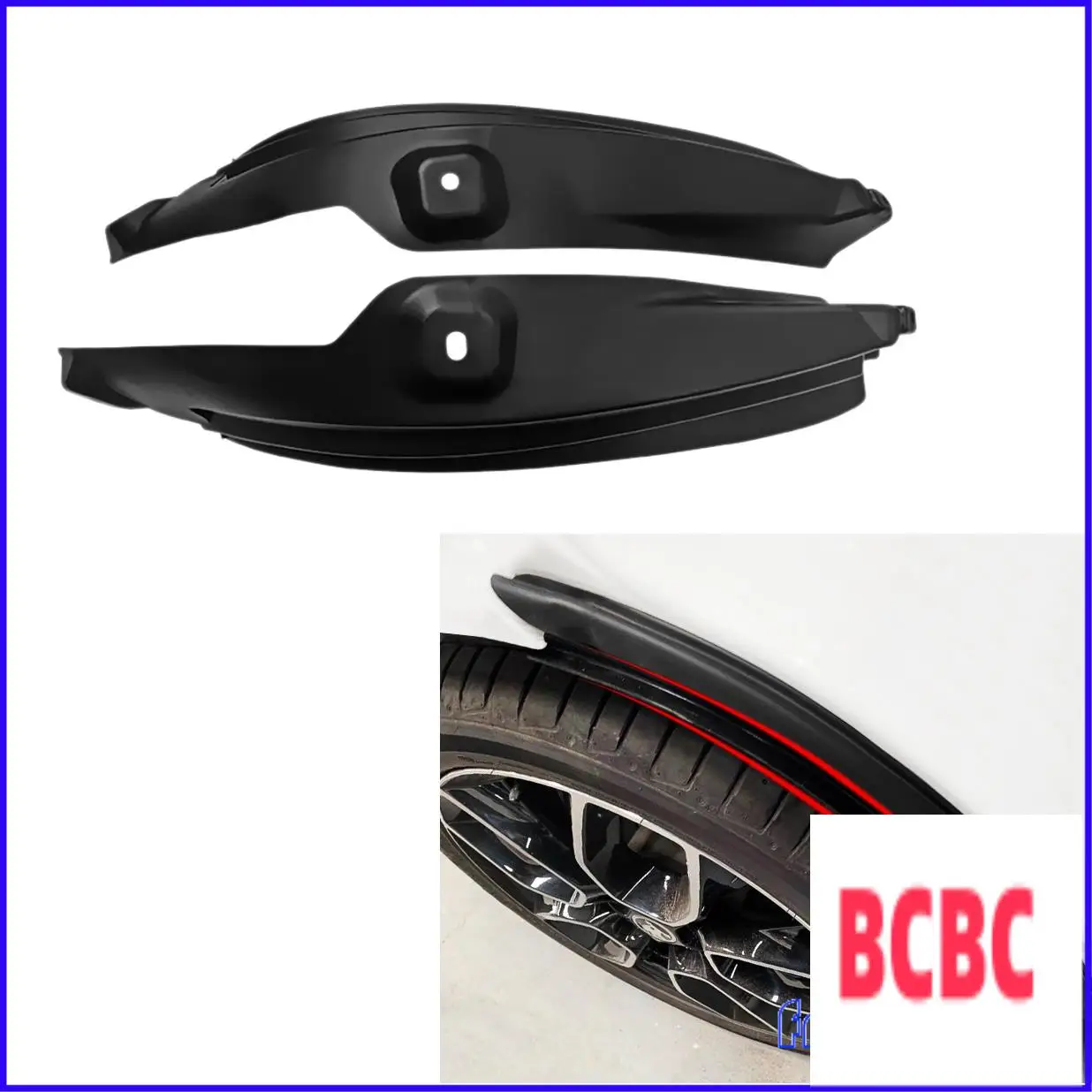 BB-For Skoda Karoq 2016-2021 Rear Mud Flap Guard Fenders Mudguard Splash Mudflaps Fender Mudguards
