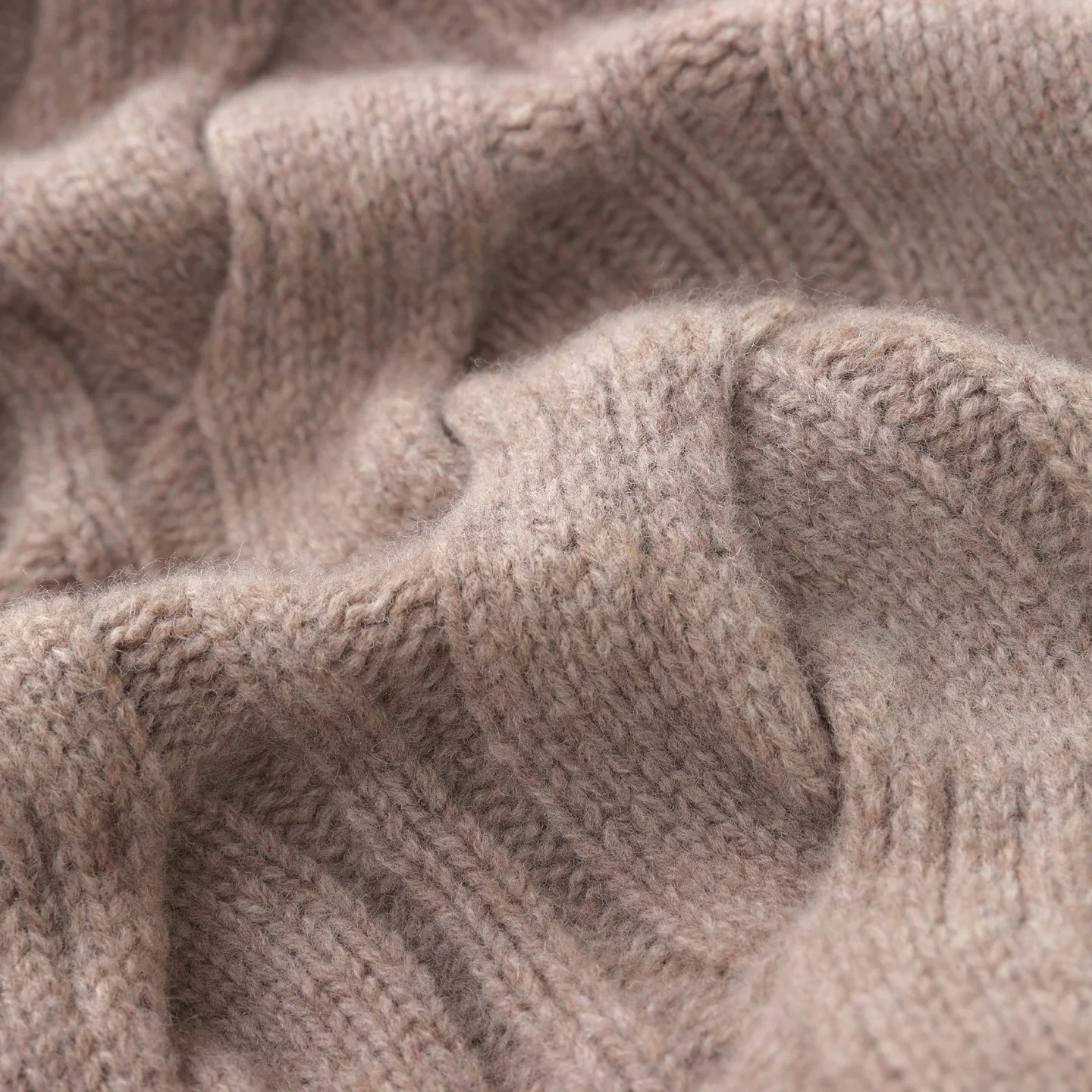 Women 100% Wool Chunky Cable Knit Turtleneck Poncho Shawl Solid High Collar Knitted Cape Winter Thick Warm Shoulder Wrap Capelet