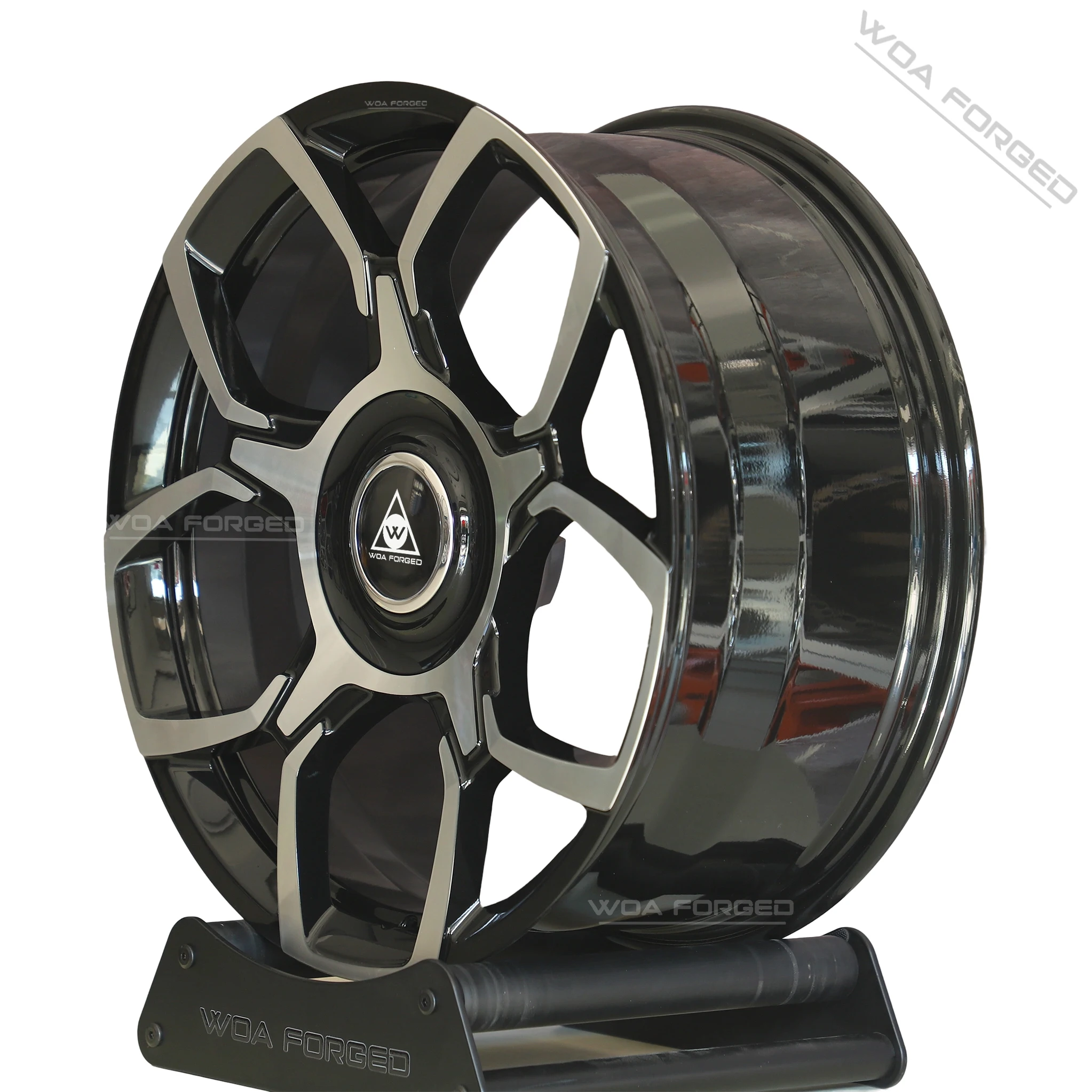 

Direct Factory Sale of Snowflake Spokes In18 19 20 Inches Sporty Style Trendy Glossy Black 5x120 5x112 One-piece Custom for F30