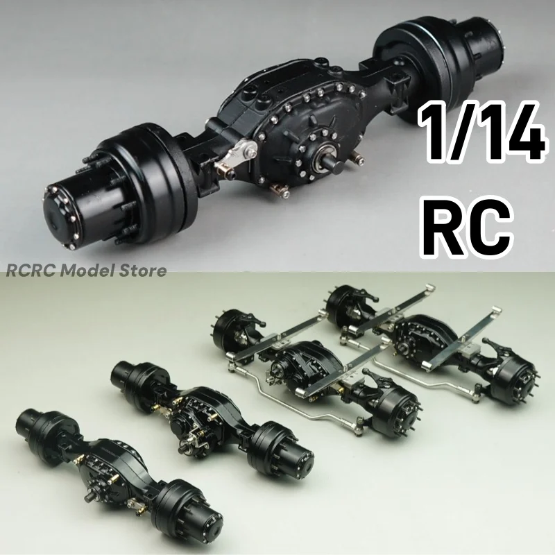 SCALECLUB RC 1/14 Lkw Rad Reduktion Hinterachse Sperre Differential Für Tamiya 1/14 RC Traktor Lkw Kipper Teile Zubehör