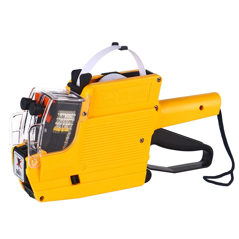 Imagem -02 - Dois Line Price Label Gun Adequado para Lojas de Varejo Pricing Label Display Tool 10 Digit Mx6600 1pc