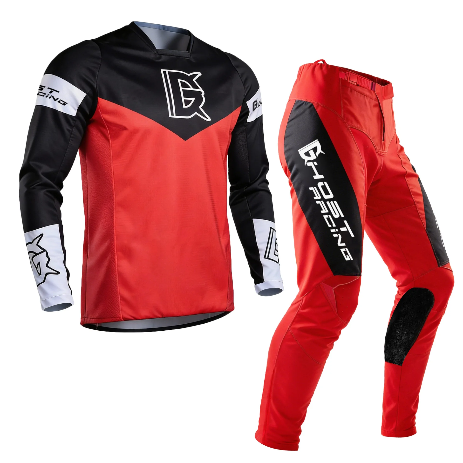 Men's Off-Road Motorcycle Riding Suit: Durable, Impact-Resistant, and Breathable Set for Mountain Trails, Long-Distance Rallies,