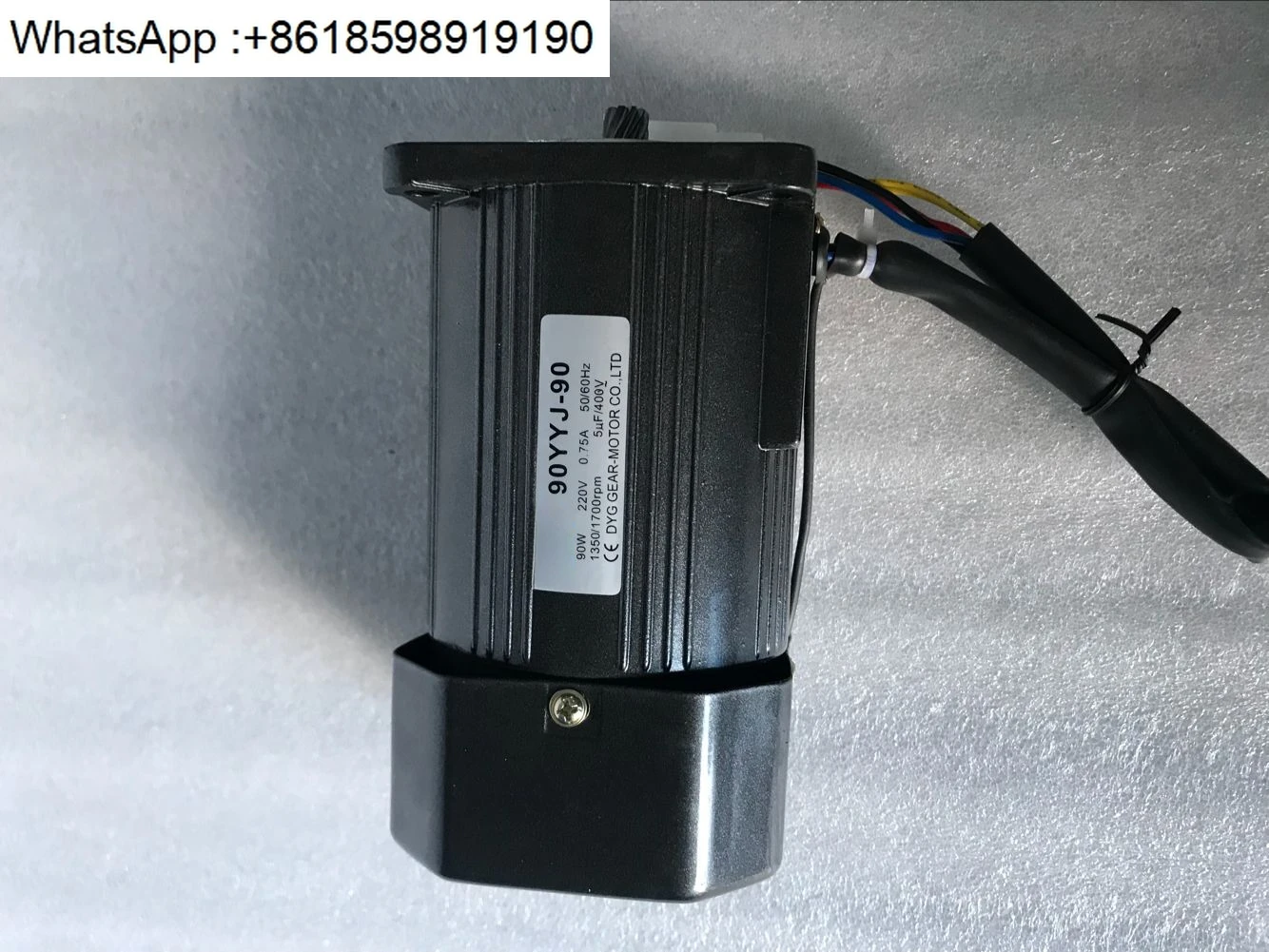 

TOYO 90YYJ90W Optical shaft motor with teeth Electronic speed control motor Variable speed machine