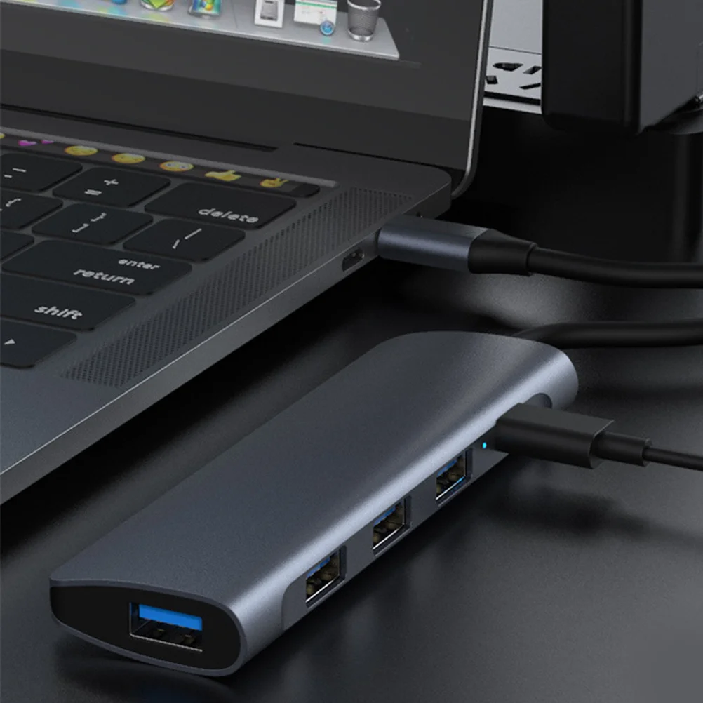 

5-in-1 USB Expansion Hub Type- Pd Charging Port Usb3.0 Multifunction Adapter Laptop Docking Station USB Chub