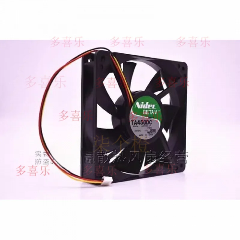 WW   for NIDEC TA450DC A34452-57 12025 DC48V 0.12A 12CM 3-Pin Inverter Cooling Fan