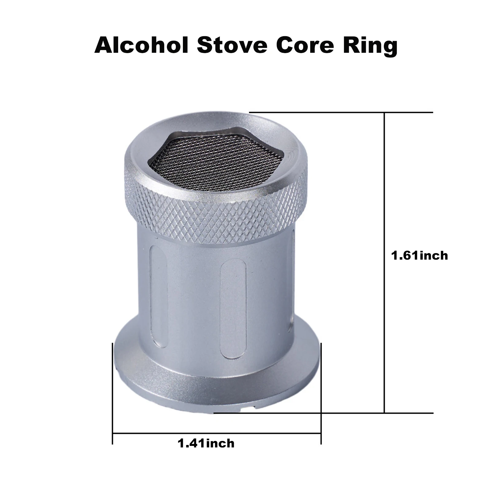 Mini Outdoor Furnace Core Camping Alcohols Stove Windbreak Rings Aluminum alloy Gas Picnic Cookers Alcohols Stove Burners Cores view 4
