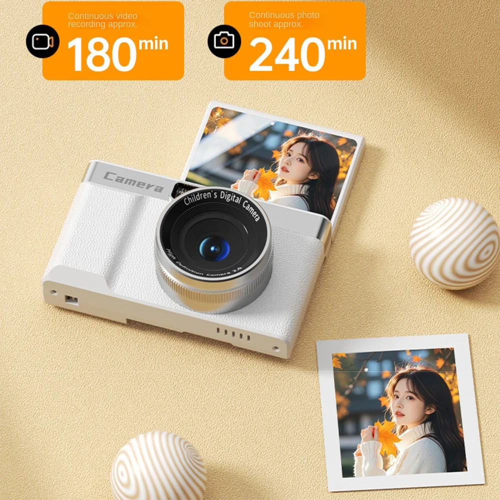 

2.4' Screen 1080P HD Digital Camera 8x Zoom Flash Light Photography Video Camcorder 180°Flip Screen Anti-Shake