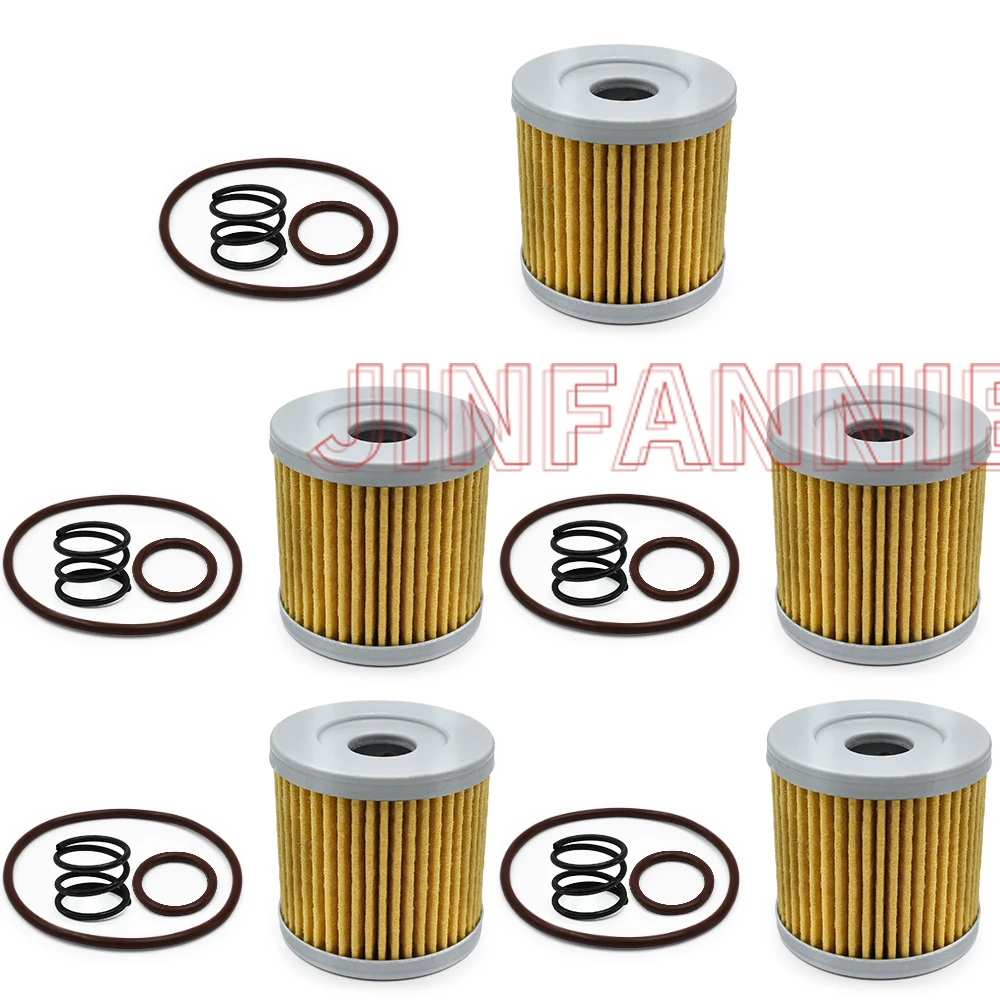 5pcs Oil Filters Kit & O-Rings Set For Suzuki Quadsport Z400 LTZ400 2003 2004 2005 2006 2007-2011 2012 2013 2014