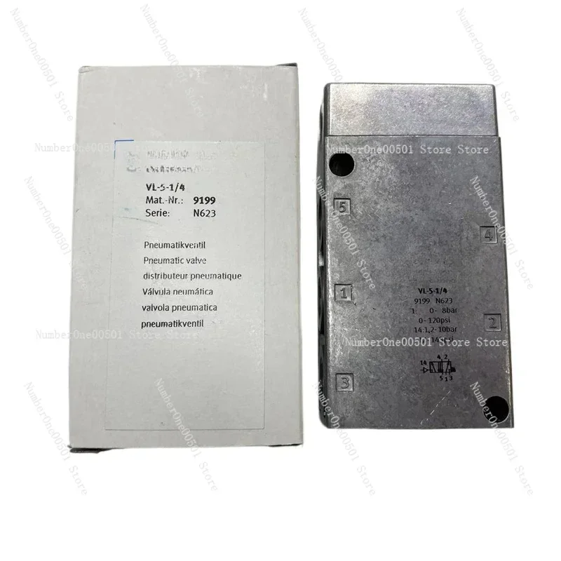 VL 5 1/4 9199 5 Way 2 Position Pneumatic Air Control Valve Genuine In Stock Fast Shipping