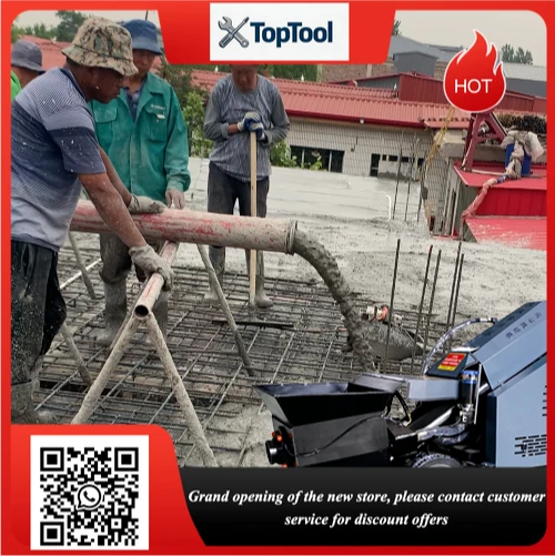High Quality In Stock Concrete Delivery Pump, Portable Fine Stone Mortar Pump for Building & Construction Work