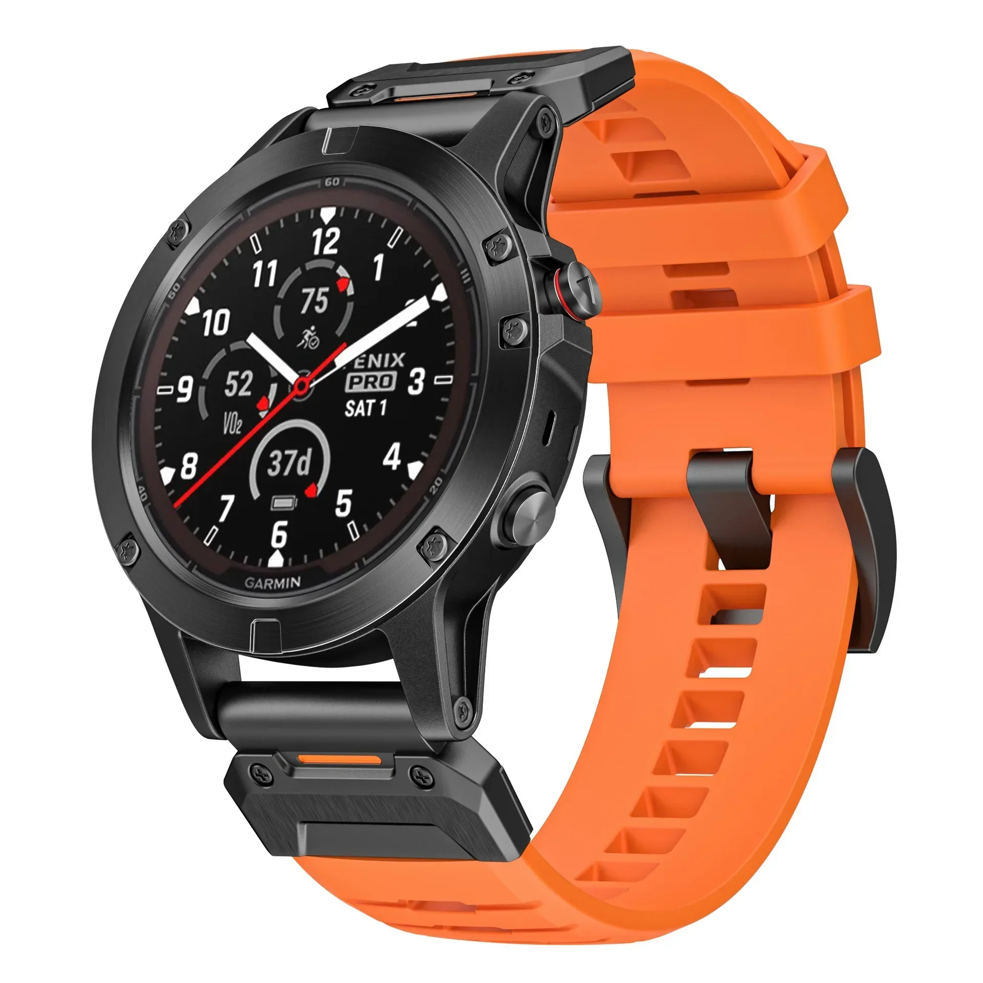 Быстросъемный ремешок 22 мм 26 мм из резины + металла для Garmin Fenix 8 7 7X 6X 6 Pro 5 5X Plus Epix 7X Браслет Fenix 8 51 мм 47 мм Correa