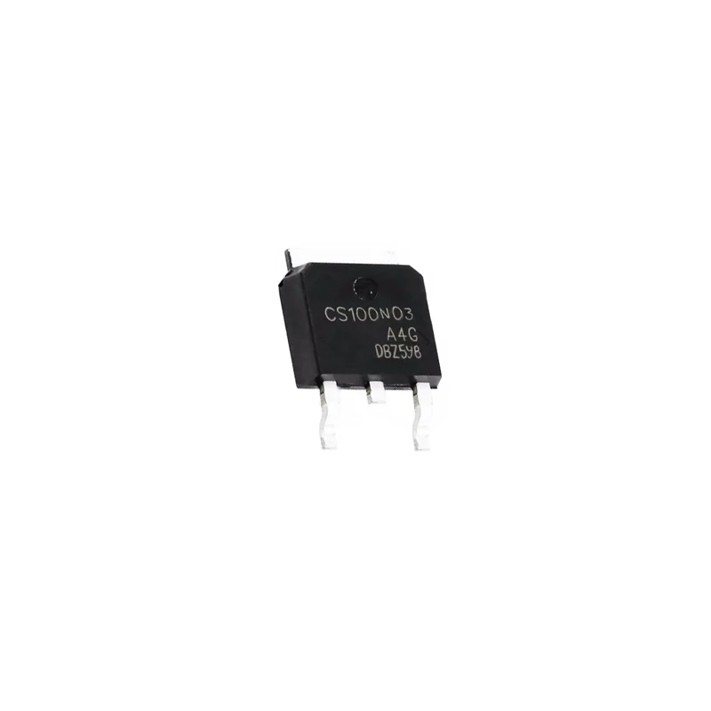 10 unids/lote CS100N03-A4G CS100N03 MOS tubo 30V 100A Placa de protección de batería de litio SMD TO-252 nuevo Chipset de buena calidad