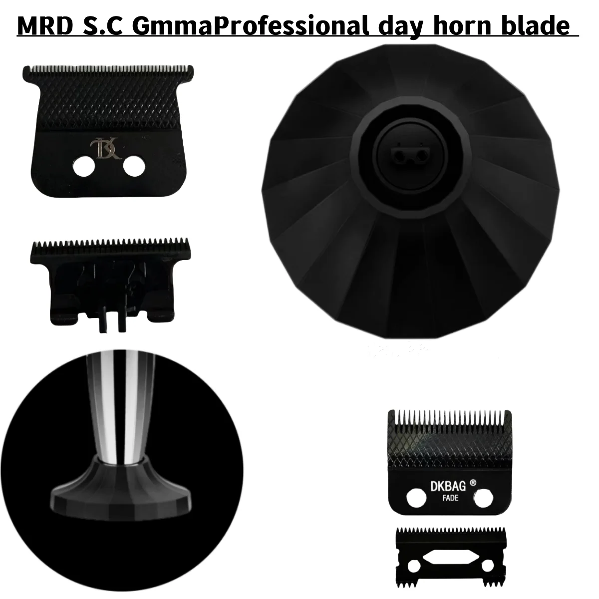 MRD S.C Gmma DLC diamond like coating on the same model  blade magnetic levitation motor hair clipper accessories