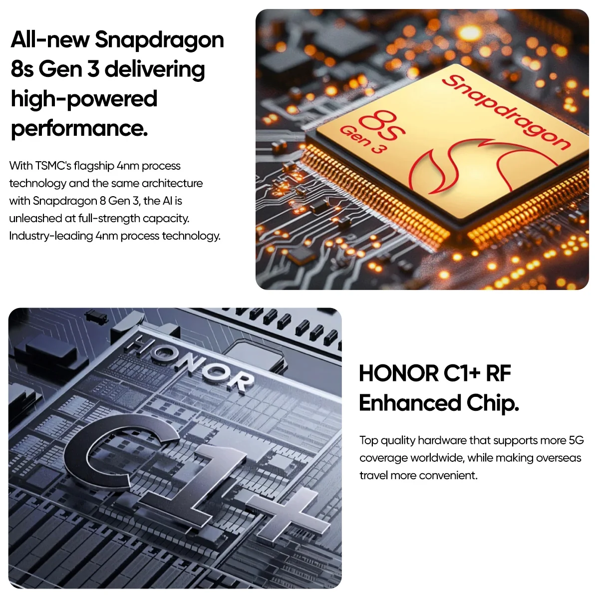 HONOR 200 Pro Global Version 6.78'' 5G Smartphone Snapdragon 8s Gen 3 120Hz AMOLED Display Support 100W SuperCharge