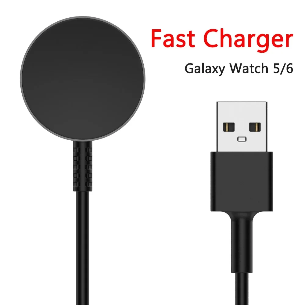 Fast Charging Cable for Samsung Galaxy Watch 7 FE Ultra 6 Charger for Galaxy 6 Classic/ 5/ 5 Pro/ 4/ 3/ Active 2 USB Dock