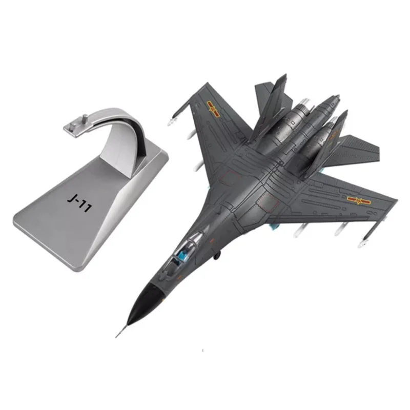 Diecast 1/100 Bilancia J-11B Caccia In Lega Finito Modello di Aereo j11b Modello Militare Statico J11B Collezione Giocattolo Display
