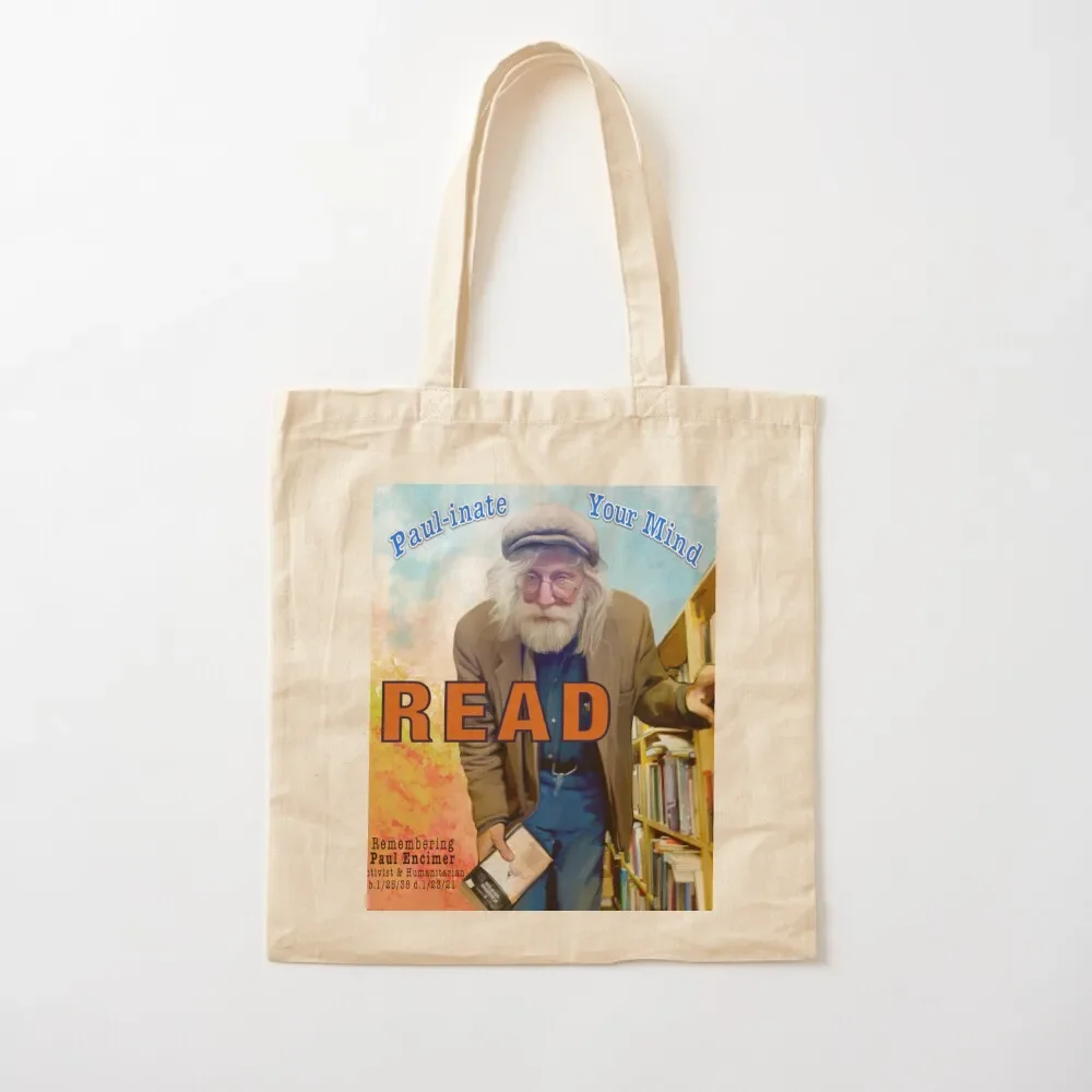 

Paul-inate your mind READ Tote Bag Canvas custom tote bag Tote Bag