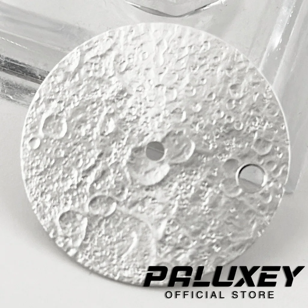 قرص ساعة بسطح قمري ، استبدال ملحقات الحركة ، تاريخ واحد ، مساحة ، n35 ، NH36 ،