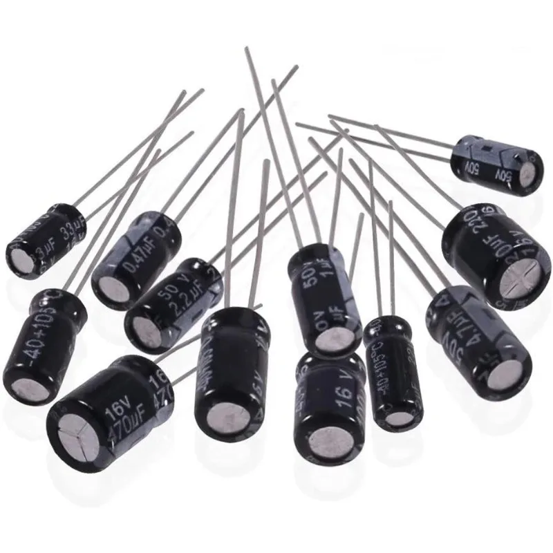 24 Specifications 500 Electrolytic Capacitors Sorting Box Kit Range 0.1uF - 1000uF 16V-50V
