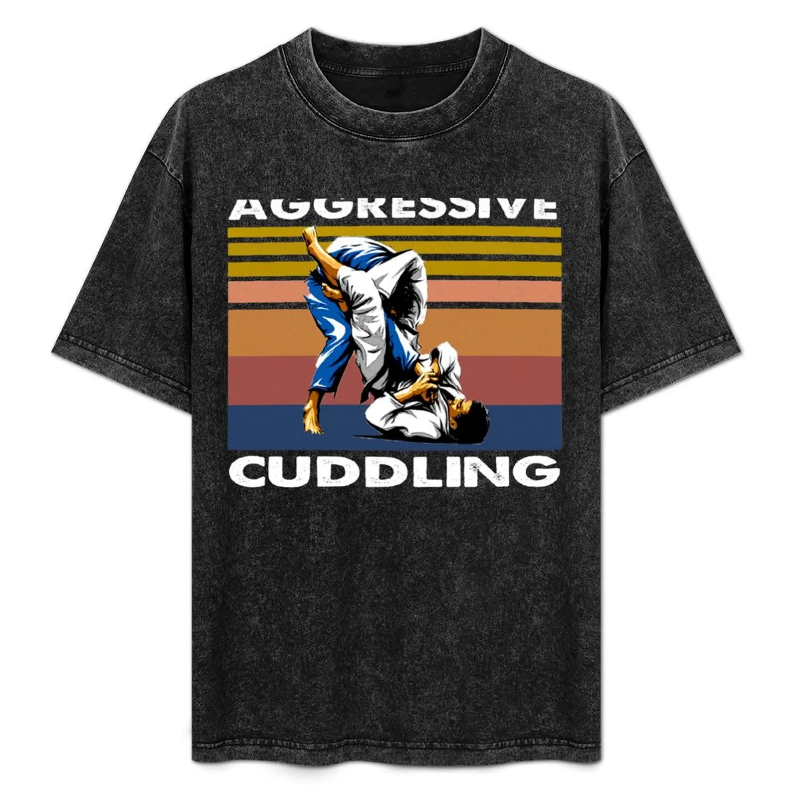 Aggressive Cuddling BJJ MMA Jujitsu T-Shirt plus size clothes animal prinfor boys mens graphic t-shirts