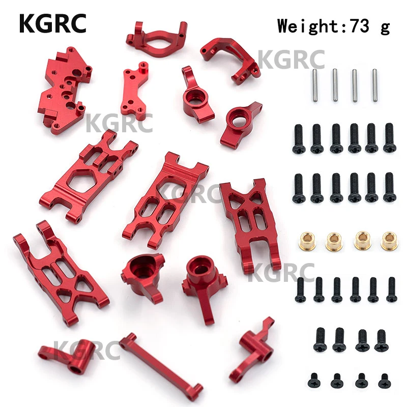 Full Set HBX 18859 18858 18857 18856 Metal Upgrade Parts Steering Cup Group Swing Arm C Base Axle Mount Shock Board 1/18 RC Car