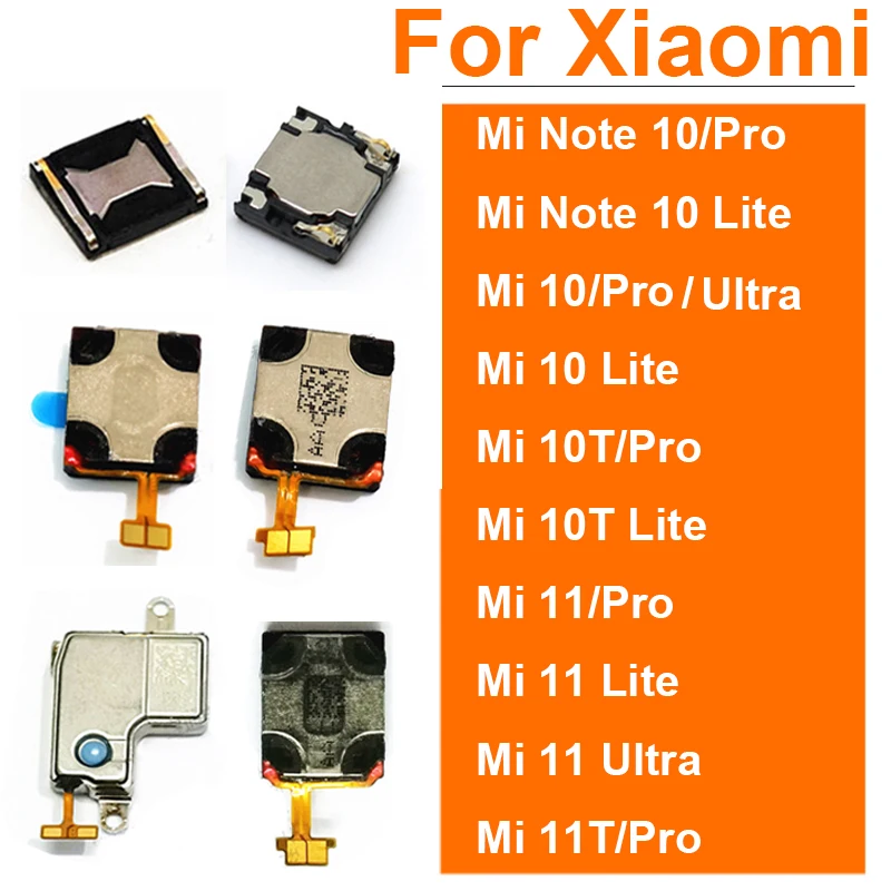 

Built-in Earphone Earpiece Top Ear Speaker For Xiaomi For Xiaomi Mi 11 10 Lite 11T 10T Pro 11 10 Ultra Mi Note 10 Pro Flex Cable