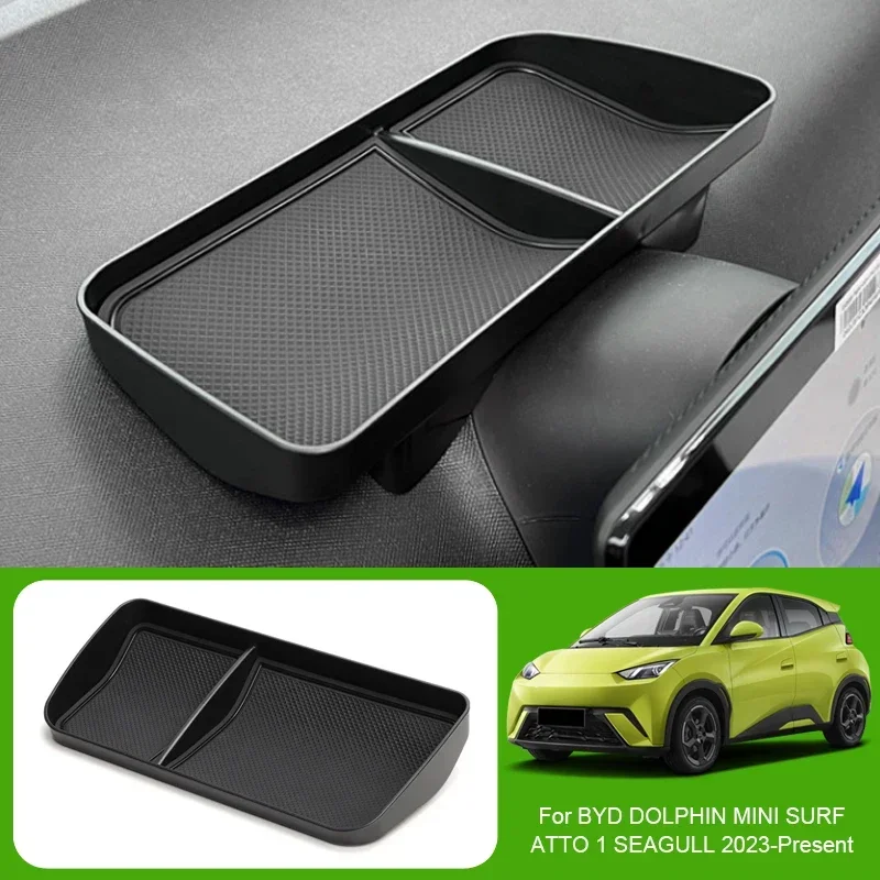 

Car Armrest Box Storage Organizer Under Centrol Control Tray For BYD DOLPHIN MINI SURF ATTO 1 SEAGULL 2023-2026 Water Cup Holder