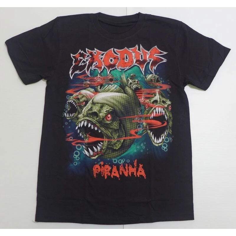 

EXODUS ExodusExodus PIRANHA Fish Thai Edition Band Short Sleeve T-Shirt