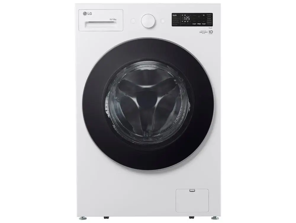 Lava e Seca Smart LG 16kg WD16WNT Inverter Smart Água Fria e Quente Branca - 110V