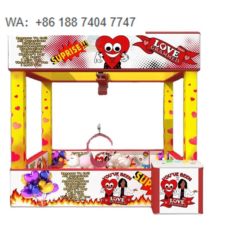 Coin Operated Newest Large Claw Machine Catch Big Soft Toy Game 1player Human Crane Machine