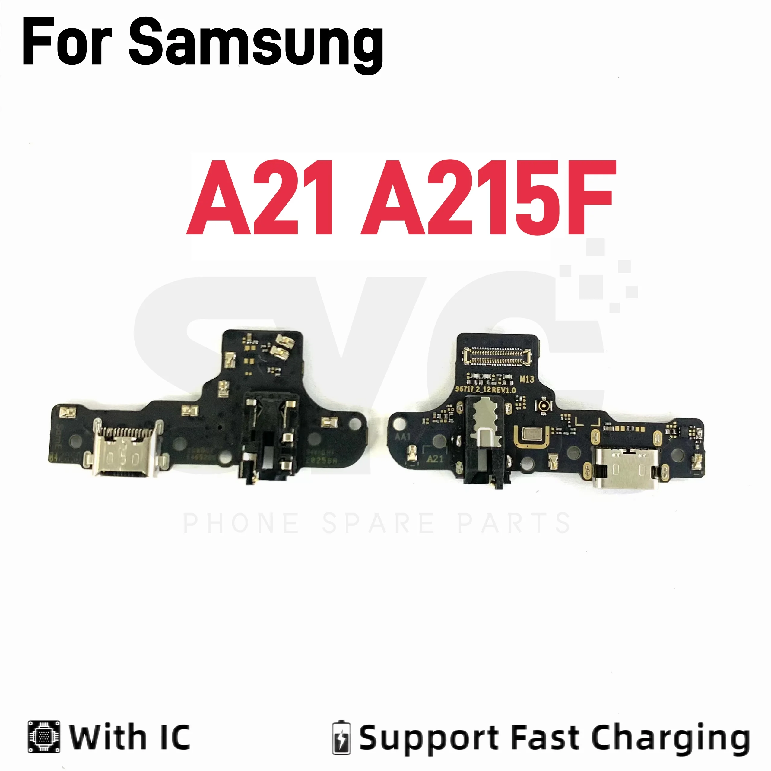 SYC Good quality with IC USB Port Charger Dock Connector Charging Board Flex Cable For Samsung A21 A21S A215F A217F