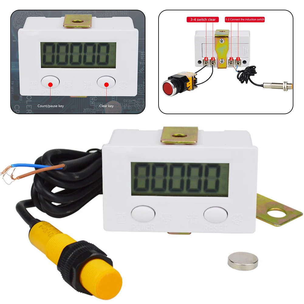 عداد إلكتروني بحث مغناطيسي BEM5C مع مفتاح القرب وذاكرة التعتيم، استهلاك منخفض للطاقة للاستخدام الصناعي #3