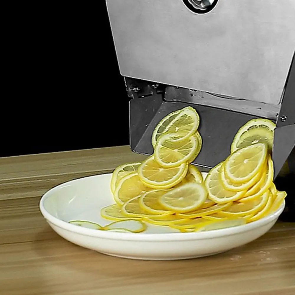 Бытовая овощерезка из нержавеющей стали, ломтерезка для лимона, коммерческая измельчитель фруктов, измельчитель, овощерезка