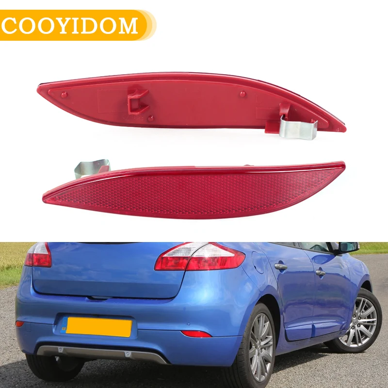 Car Reflective Rear Bumper Signal Lights For Renault Megane CLIO MK3 Hatchback 2008 2009 2010 2011-2013 265650004R 265600004R