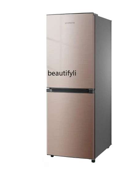 Refrigerator 215L double door air-cooled frost-free two doors small household energy-saving and fresh-keeping