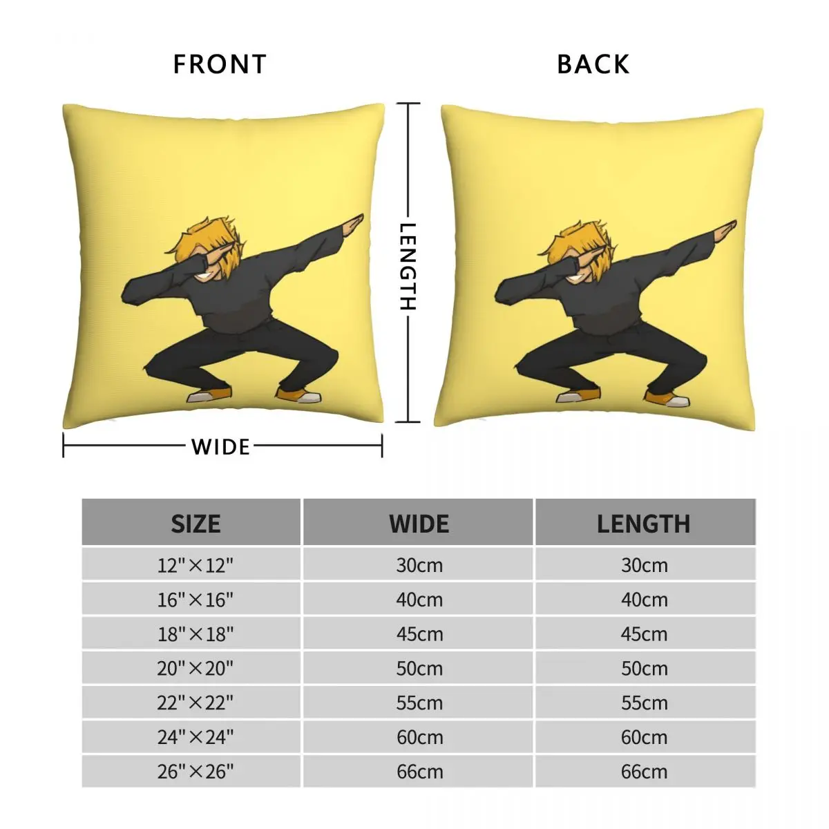 Kaminari Denki Dab Square Pillowcase Polyester Linen Velvet Printed Zip Decor Bed Cushion Cover