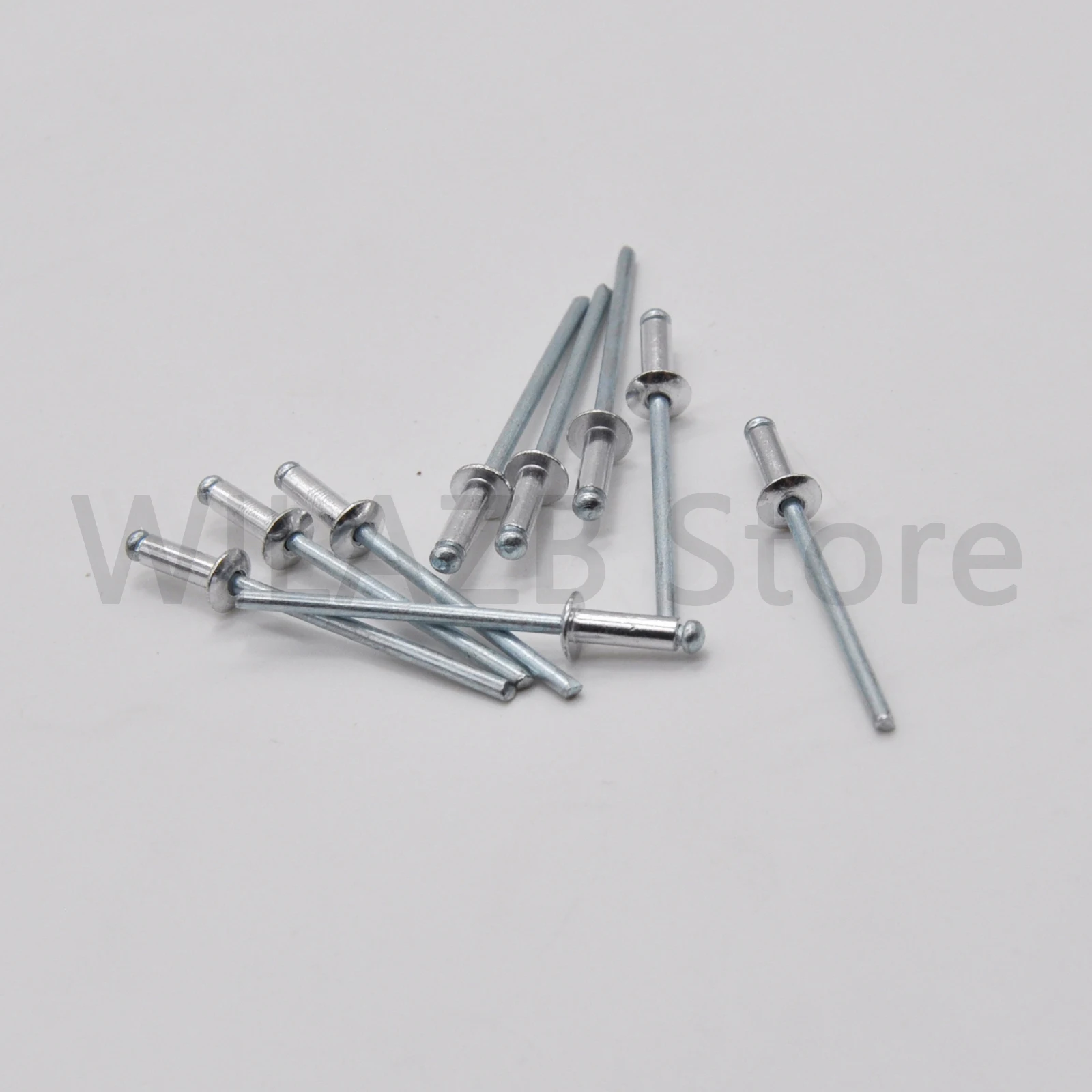 5-50Pcs GB12618 Aluminium Dome Round Pop Open Hollow Core Pulling Blind Dropper Self-plugging Rivet M2.4 M3 M3.2 M4 M4.8 M6 M6.4