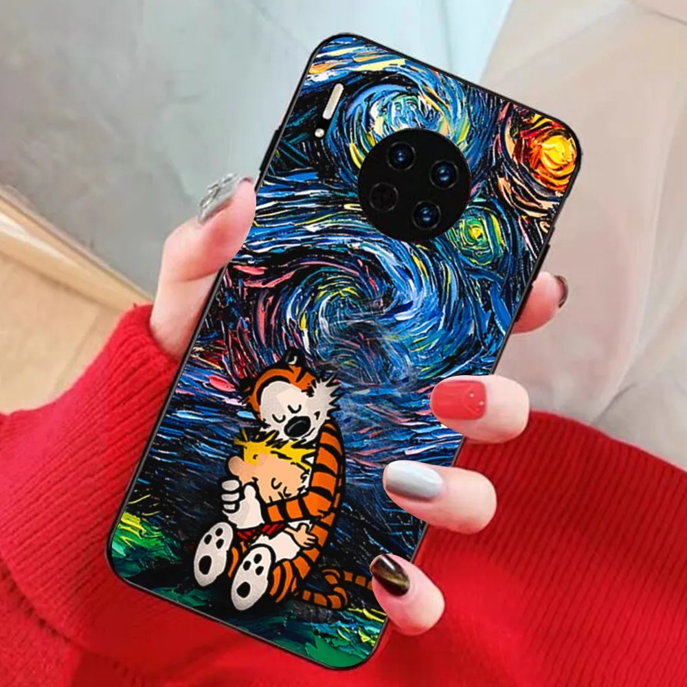 C-Calvin And H-Hobbes Phone Case For Huawei Mate 10 20 30 40 50 Lite Pro Nova 3 3i 5 6 SE 7 Pro 7SE