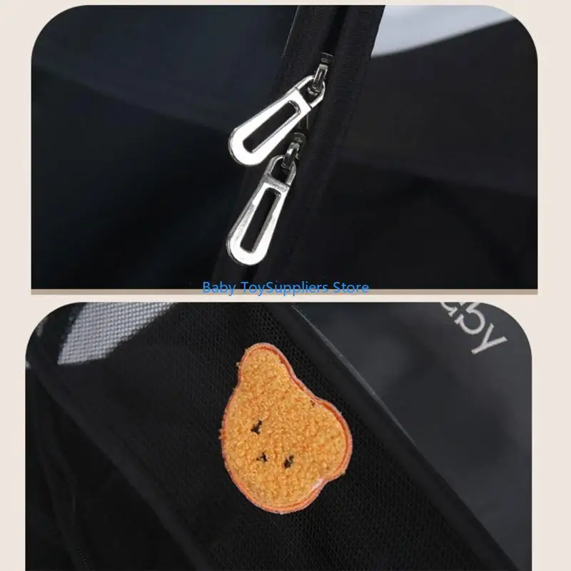 Mosquitera estilo francés R1WF, cubierta completa para bebés, cubierta Universal para y moscas