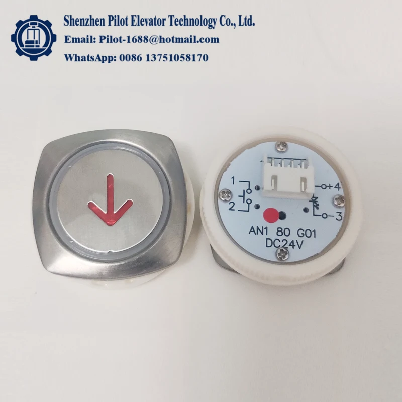 Elevator Push Button AN180G01 24V Elevator Parts
