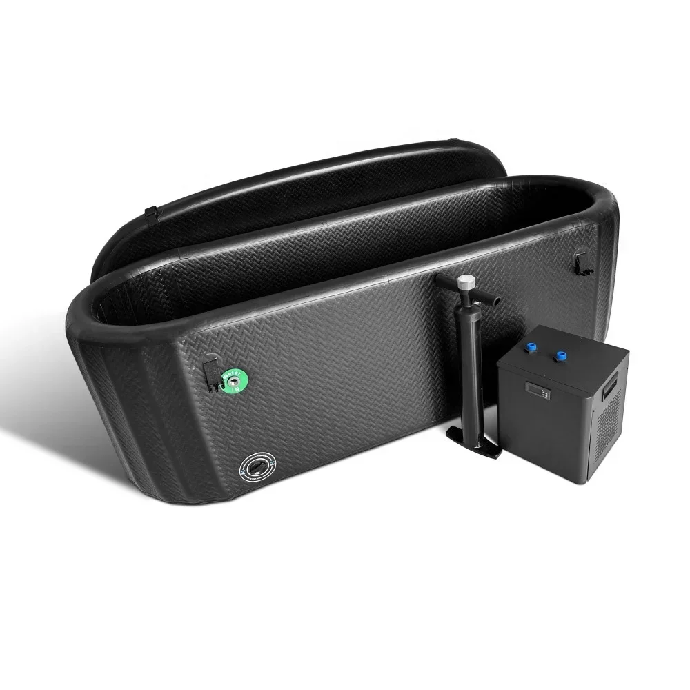 2023 انخفاض الشحن نفخ حمام الجليد 8 سنتيمتر غرزة المواد حوض الاستحمام يغرق البارد مع المبرد #3