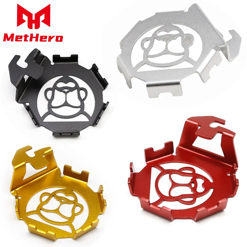 MOTO CNC フロントホーンカバー エンジンカバー装飾クランプキャッププロテクター オートバイアクセサリー ホンダ モンキーバイク Z125 2018-2025対応