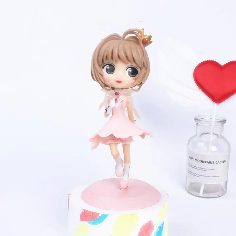 Card Captor Sakura Anime Figure KINOMOTO SAKURA Action Figures toys model statue Collection Desktop decoration Pendant kid Gifts