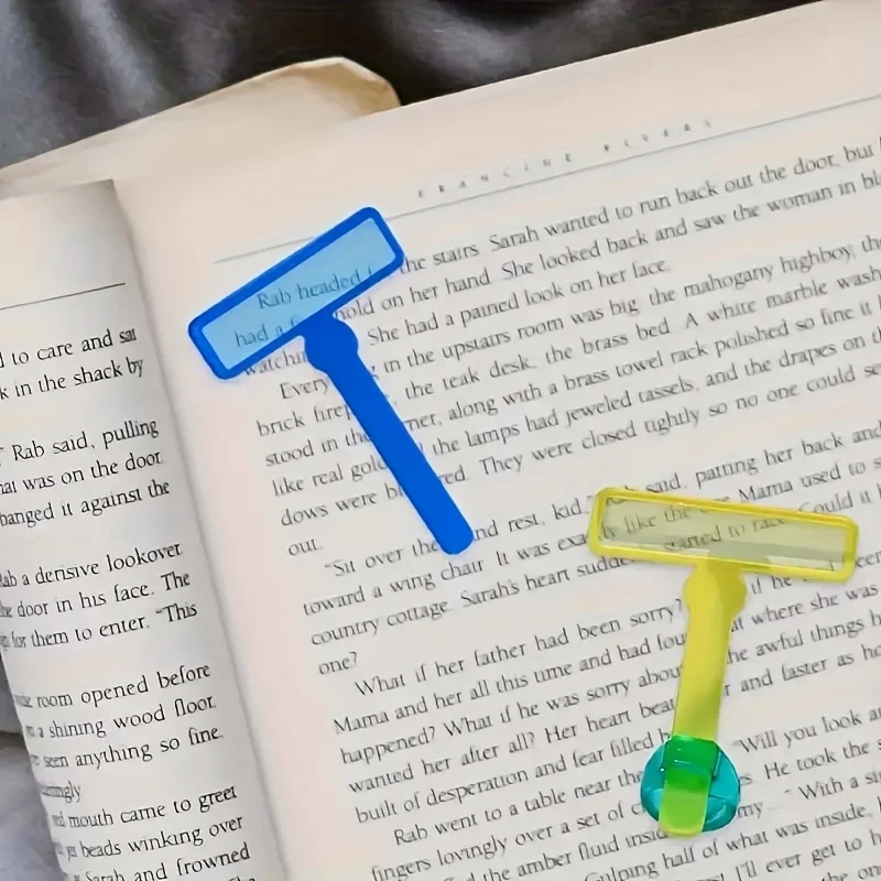 مجموعة واحدة من أجهزة تعقب القراءة الإبداعية مع 8 حلقات إصبع ملونة، وهايلايتر تركيز الإصبع، ودليل شريط القراءة، وأفضل منتج قيمة