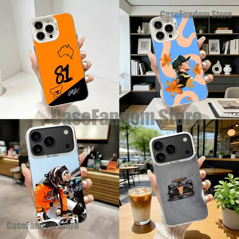 

O-Oscar Piastri 81 Phone Case For iPhone 17,16,15,14,13,12,11,Pro,XS,Max,Plus,Mini,SE4,E White Matte Shockproof Cover