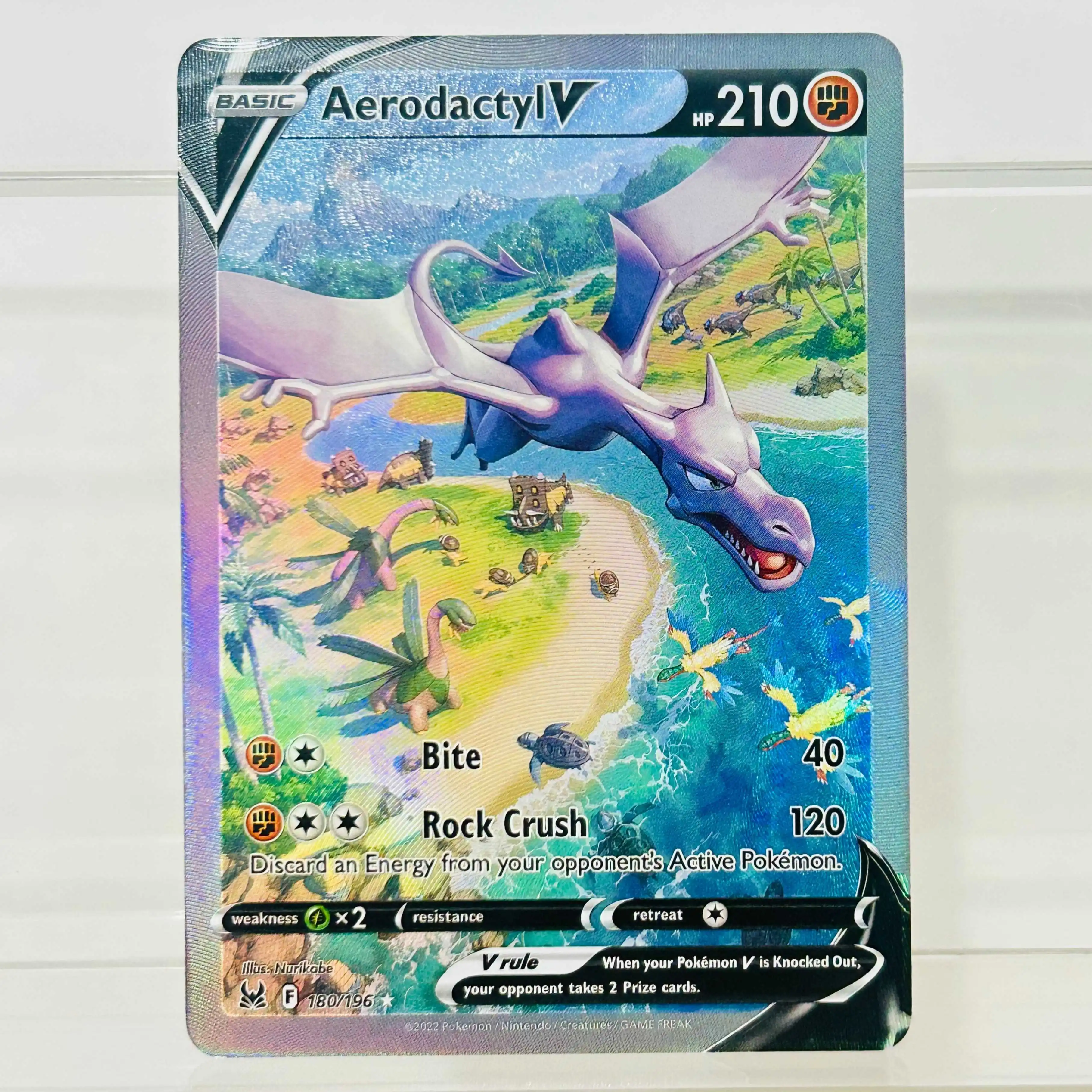 Board Game English - DIY Aerodactyl V 180/196 Foil Texture