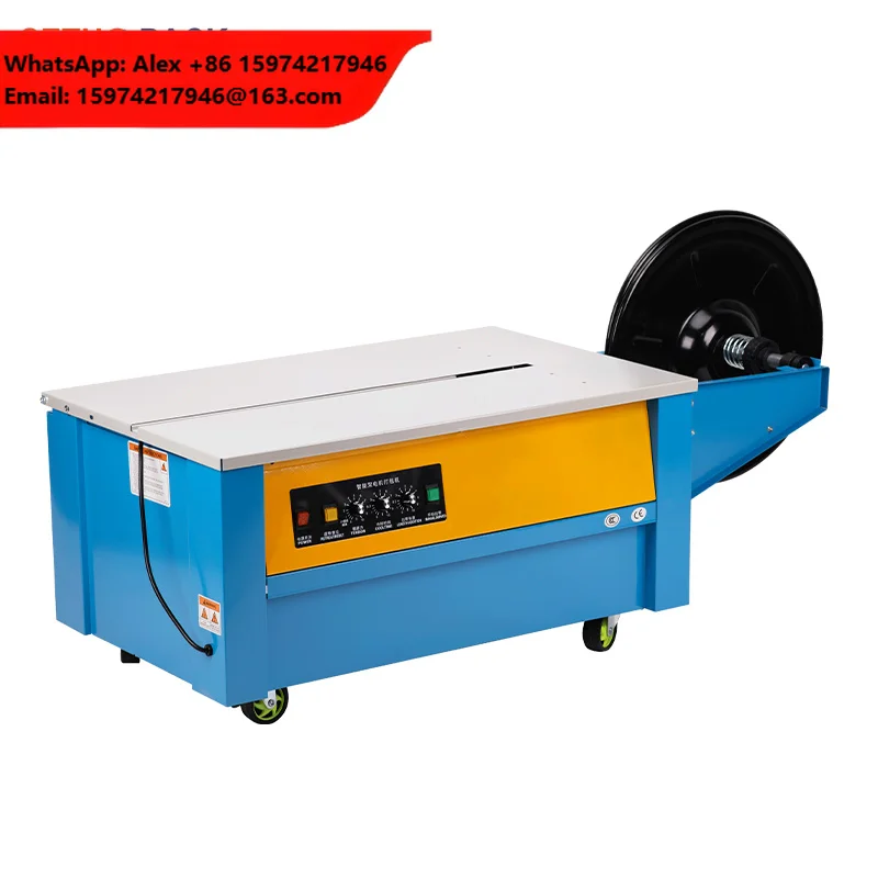 Semi-automatic PP Strap Bundle Box Strapping Banding Machine For Sale